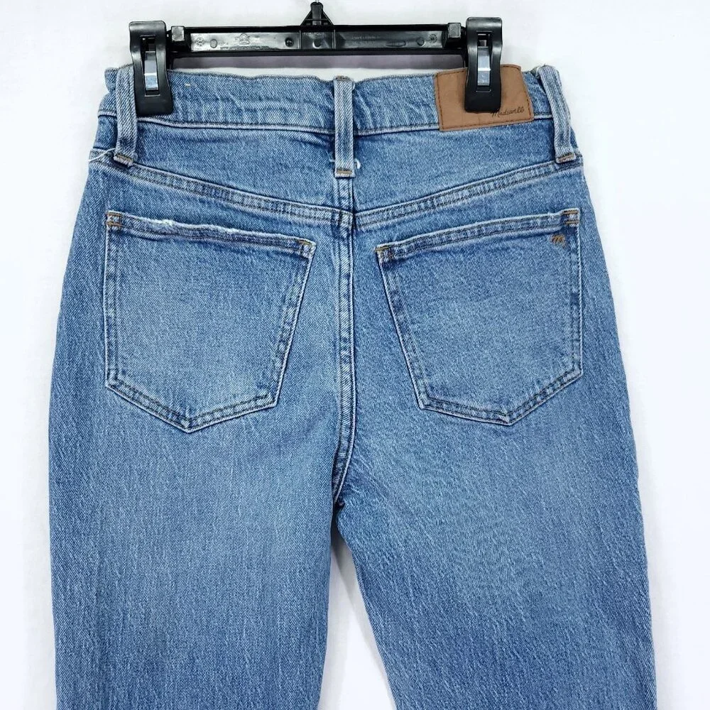 Madewell The Perfect Vintage Jeans Women's Size 23 Straight Leg - Picture 10 of 14